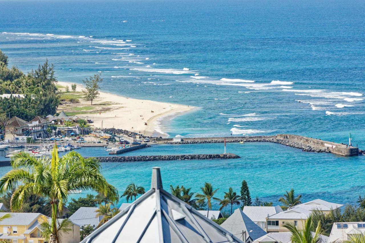 L'Eden Blue A Saint Gilles Les Bains, Magnifique Vue Mer المظهر الخارجي الصورة